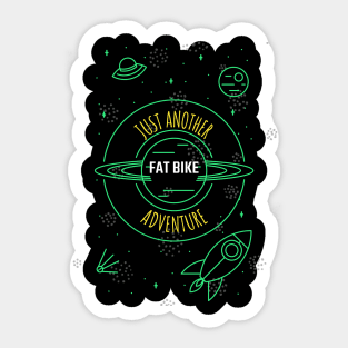 Just Another Fat Bike Adventure Sticker